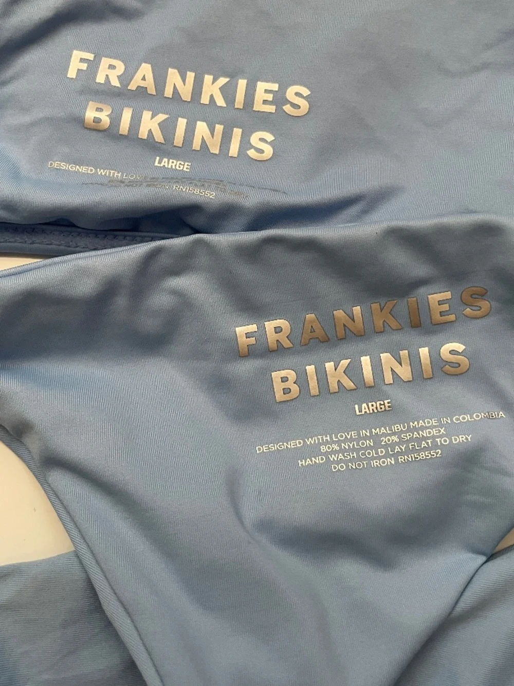 NEW Frankie's Bikinis Greta Ruched 2-Piece Bikini Set